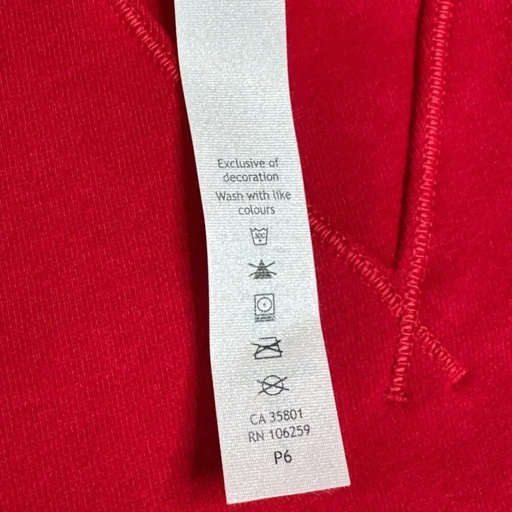 LULULEMON ATHLETICA Women’s Red Long Sleeve Crew Neck Sweatshirt